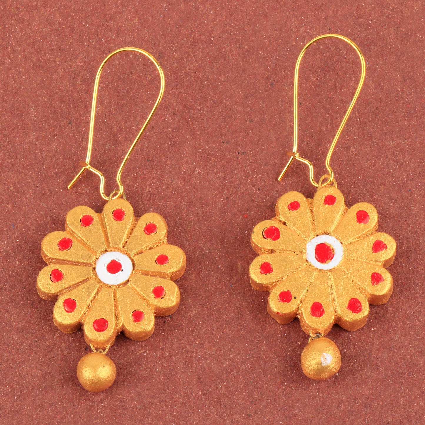 Terrani- Handcrafted Clay Dangler Earrings