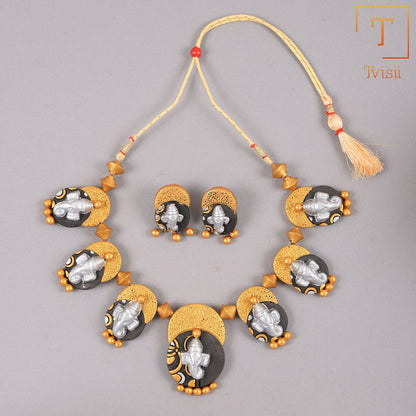 Ganesha Necklace Set